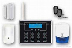 GSM PSTN Wireless Burglar Intruder Alarm System with touch screen keypad 