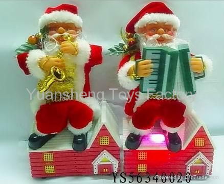 Best Popular B/O Santa Claus W/Music&Move Christmas Toys 4