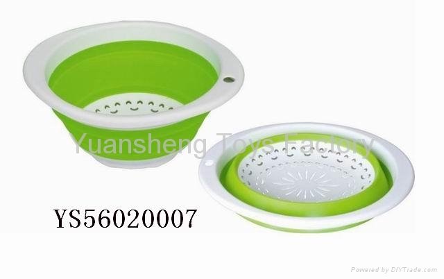 collapsible plastic colander/sieve houseware 2