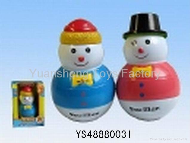 Christmas snowman funny roly-poly for kids