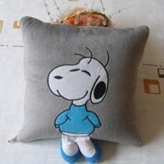 Snoopy Quilted-Pillow