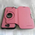 Rotation Holder Leather Flip Back Case Cover for Samsung Galaxy Note II N7100 4