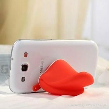 Cute new duck mouth design cell phone stand for iPhone Samsung HTC 2