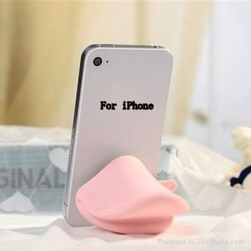 Cute new duck mouth design cell phone stand for iPhone Samsung HTC 3