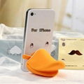 Cute new duck mouth design cell phone stand for iPhone Samsung HTC 5