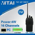 VX-160U 16Channels UHF Portable Walkie Talkie 1