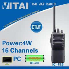 Reliable Handheld UHF Radio Transceiver IC-F26