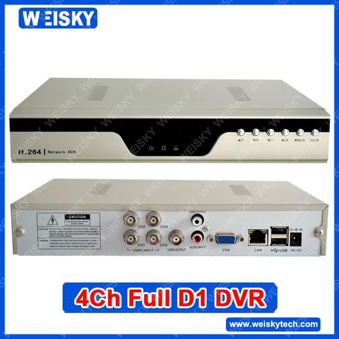 WEISKY H.264 Full D1 4CH standalone DVR  4