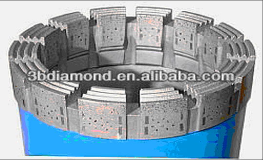 impregnated diamond core bit with many sizes and types for oilfield 3