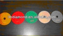 3 inches (80mm) set diamond polishing pads