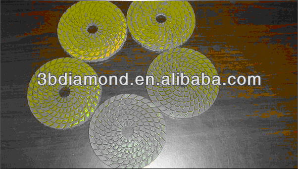 3 inches (80mm) set diamond polishing pads 2