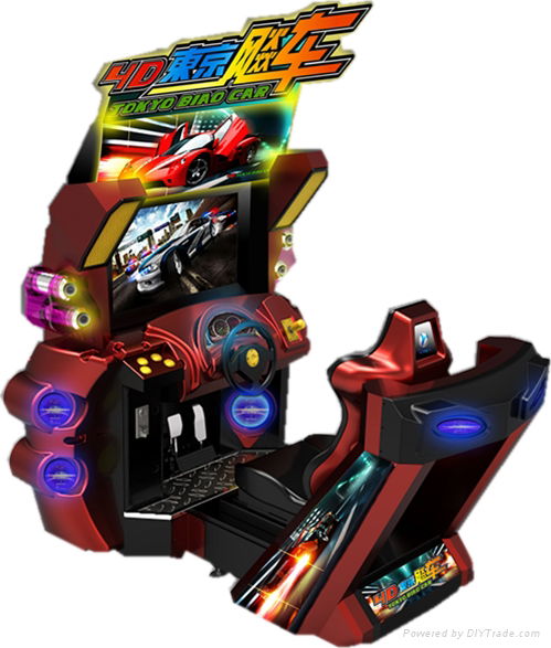 4D tokyo biao car simulator racing game machines 2