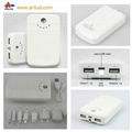 Best selling 12000mAh double USB ports