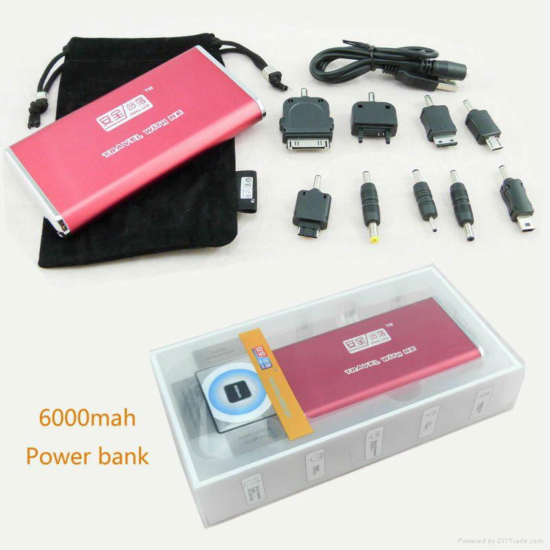Best selling for promotion ALD-P06 6000mah battery phone charger 2