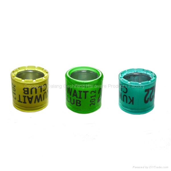 2012 2013 new style custom plastic pigeon bands 3