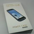 Reachargable flip case cover fits for  SamsungGalaxy s3 i9300 5