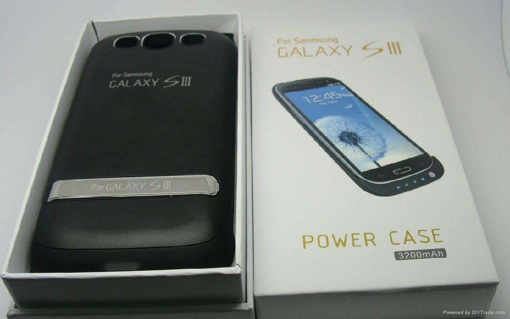 backup power bank  for Samsung s3 i9300 / battery leather case 4