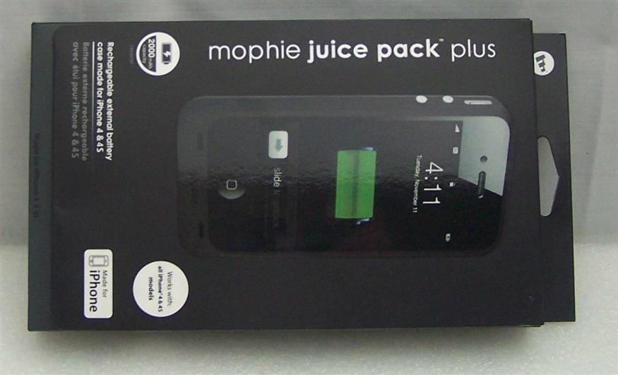with mophie juice pack  battery charger case for iphone 4& 4s 5