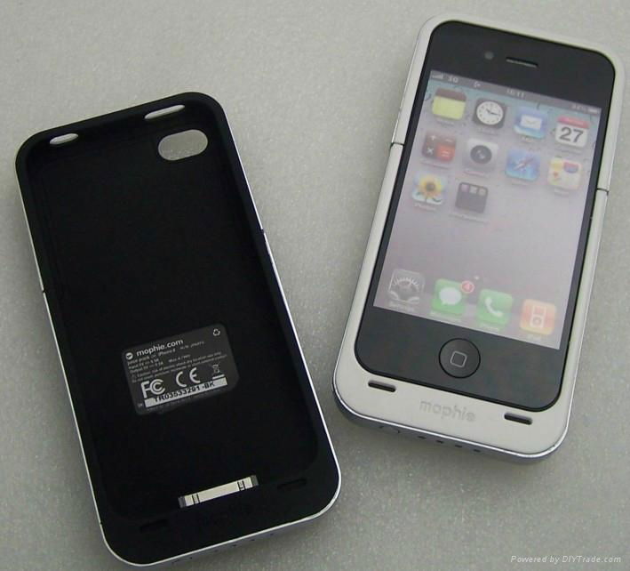 with mophie brand  iphone 4$4s rechargable chager case 4