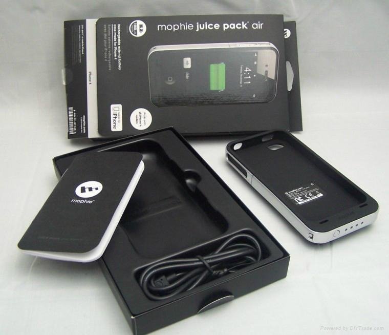 with mophie brand  iphone 4$4s rechargable chager case 5