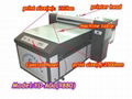 the flatbed printer use for Wood,Glass，PVC，metal,textile,t-shirt,etc.
