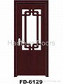 Glass door(PVC mdf bathroom door) 1