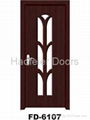 Glass door(PVC mdf bathroom door) 2