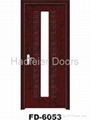 Glass door(PVC mdf bathroom door) 3