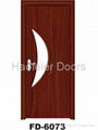 Glass door(PVC mdf bathroom door) 5