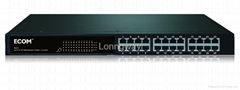 ECOM S2524 10/100M Office Smart WEB Ethernet Network Switch with 24 ports