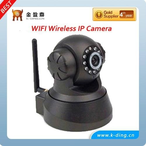  Wireless IP Camera with 1/4 CMOS Sensor 300k Pixel Two Way Audio 10 Meters IR D