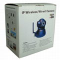  Wireless IP Camera with 1/4 CMOS Sensor 300k Pixel Two Way Audio 10 Meters IR D 5