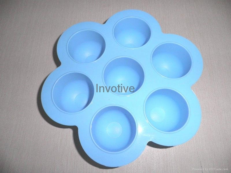 flower shape silicone egg container
