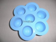 flower shape silicone egg container