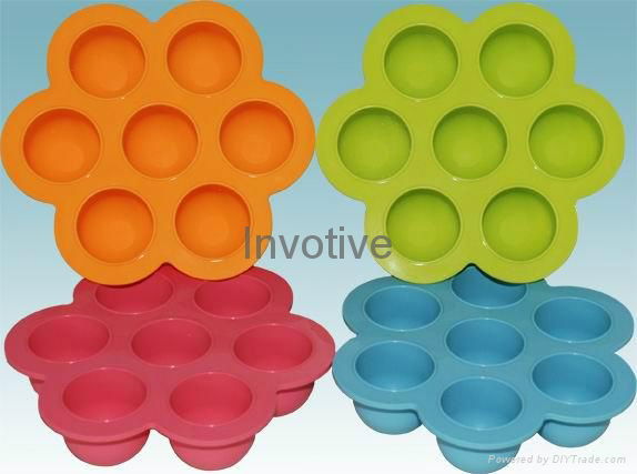 flower shape silicone egg container 2