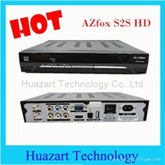 2012 south American market AZfox S2S full HD digital satellite receiver support 