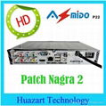 AZMIDO P22 HD receiver with CA+Patch Nagra 2, for South American market support 