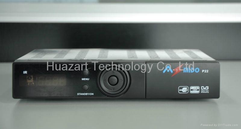 AZMIDO P22 HD receiver with CA+Patch Nagra 2, for South American market support  2