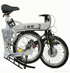 folding portable electric bicycle