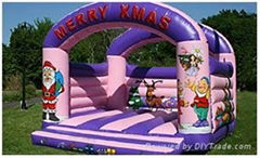 2012 Sweet santa inflatable bouncer for fun