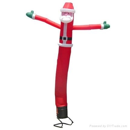 Advertising santa inflatable air dancer