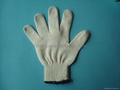 Cotton White Farm Gloves in Security