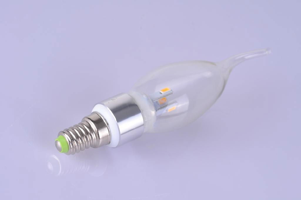 NEW style E14 LED CANDLE BULB 3