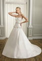 Elegant strapless trumpet   beading  bridal wedding dress 1