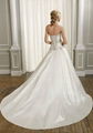 Elegant strapless trumpet   beading  bridal wedding dress 3