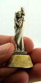 Auto Car Boat Marine Statue Saint Christopher Sticky base Gold Silver 2 1/2" 