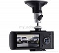 X3000 2.7" LCD Dual Lens Dash Dashboard Vehicle Car DVR Camcorder Video Recorder 1