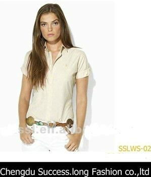 Cotton Short Sleeve Shirts for Women 2