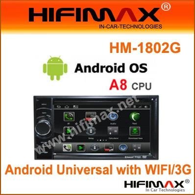 High Quality 6.2 '' auto headunit with Android system with WIFI/3G