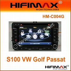 7 inch 2 din Car DVD GPS for VW Golf V/VI,Passat etc BT/IPOD/20 V-CDC/DVR/3Gwifi